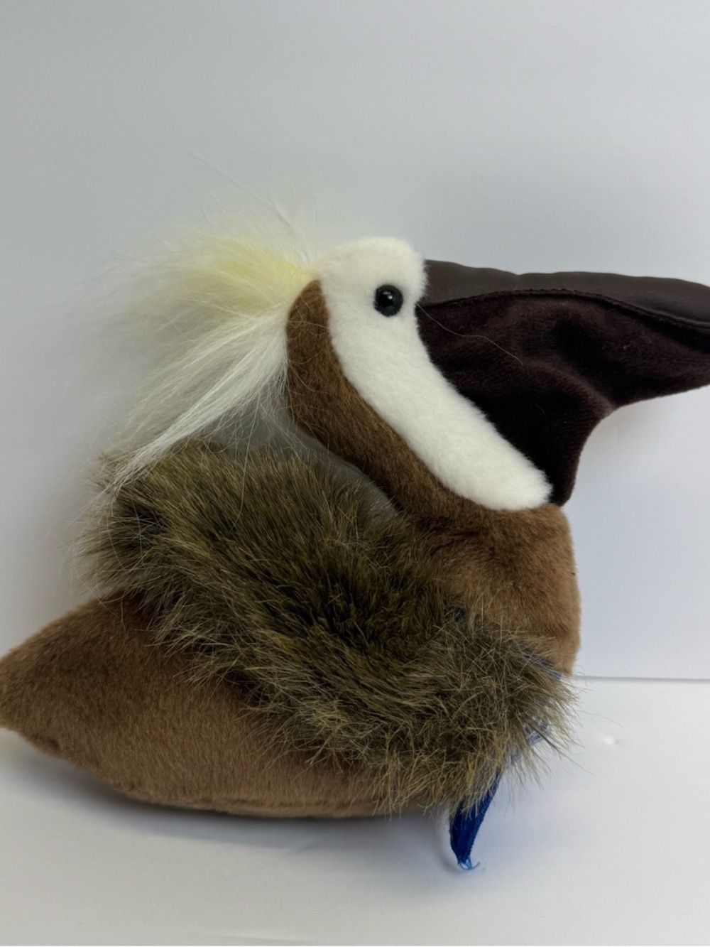 BEACHY PELICAN Plush Stuffed Animal by Douglas Cuddle Toy Brown Ocean Bird Rare - Picture 4 of 7
